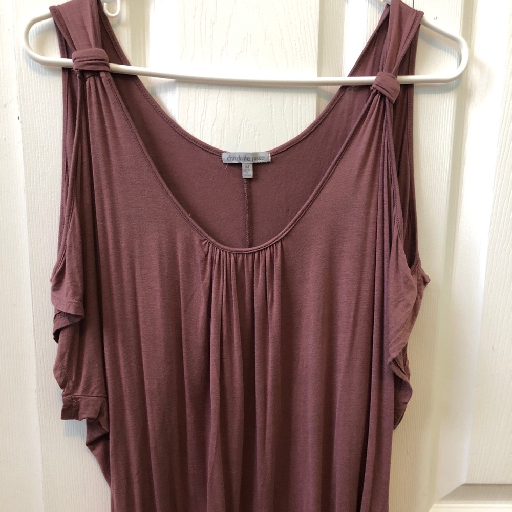 Charlotte Russe cold shoulder top